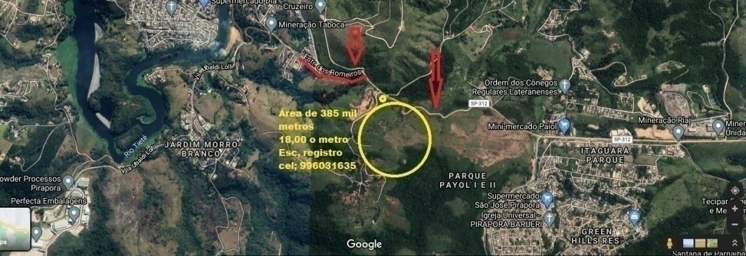 #256 - Área para Incorporação para Venda em Pirapora do Bom Jesus - SP