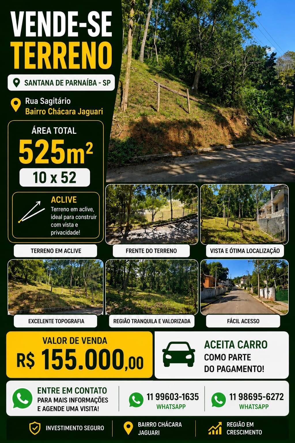 #307 - Área para Venda em Santana de Parnaíba - SP